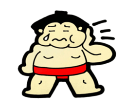 Daily life of sumo wrestlers. 3 sticker #10936797