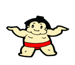 Daily life of sumo wrestlers. 3 sticker #10936803