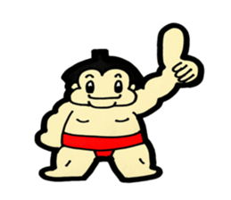Daily life of sumo wrestlers. 3 sticker #10936804