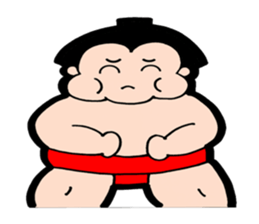Daily life of sumo wrestlers. 3 sticker #10936808