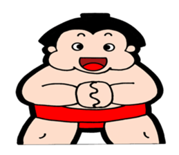 Daily life of sumo wrestlers. 3 sticker #10936813