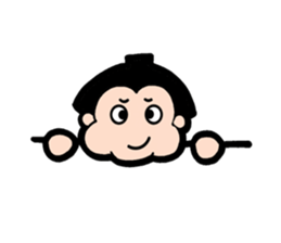 Daily life of sumo wrestlers. 3 sticker #10936815