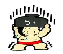 Daily life of sumo wrestlers. First shot sticker #10936942