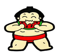 Daily life of sumo wrestlers. First shot sticker #10936945