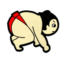 Daily life of sumo wrestlers. First shot sticker #10936946