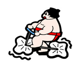 Daily life of sumo wrestlers. First shot sticker #10936951