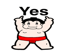 Daily life of sumo wrestlers. First shot sticker #10936952