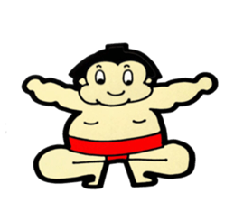 Daily life of sumo wrestlers. First shot sticker #10936955