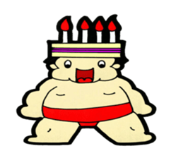 Daily life of sumo wrestlers. First shot sticker #10936956