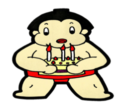 Daily life of sumo wrestlers. First shot sticker #10936957