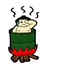 Daily life of sumo wrestlers. First shot sticker #10936958