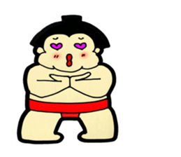 Daily life of sumo wrestlers. First shot sticker #10936959