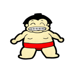 Daily life of sumo wrestlers. First shot sticker #10936962