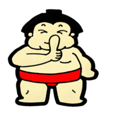 Daily life of sumo wrestlers. First shot sticker #10936963