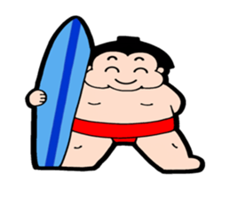 Daily life of sumo wrestlers. First shot sticker #10936966
