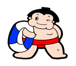 Daily life of sumo wrestlers. First shot sticker #10936967