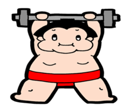 Daily life of sumo wrestlers. First shot sticker #10936972