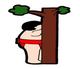 Daily life of sumo wrestlers. First shot sticker #10936975