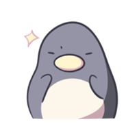 A lovely penguin sticker #10937169