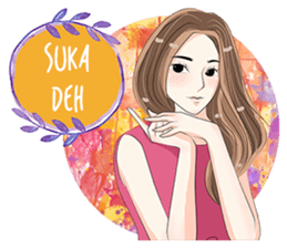 Cewek Keceh: Alodya sticker #10939096