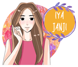 Cewek Keceh: Alodya sticker #10939097