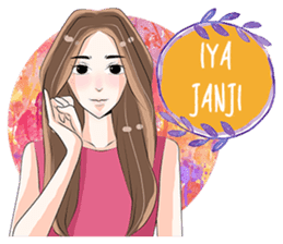 Cewek Keceh: Alodya sticker #10939097