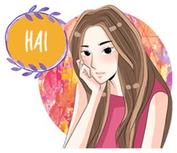 Cewek Keceh: Alodya sticker #10939098