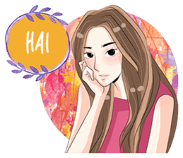 Cewek Keceh: Alodya sticker #10939098