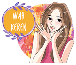 Cewek Keceh: Alodya sticker #10939099