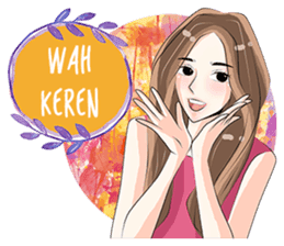 Cewek Keceh: Alodya sticker #10939099