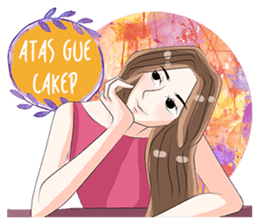 Cewek Keceh: Alodya sticker #10939100