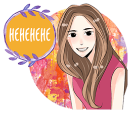 Cewek Keceh: Alodya sticker #10939103