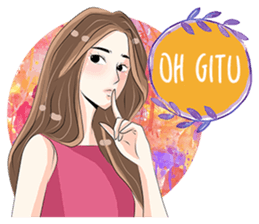 Cewek Keceh: Alodya sticker #10939104