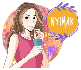 Cewek Keceh: Alodya sticker #10939105