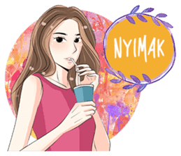 Cewek Keceh: Alodya sticker #10939105