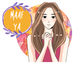 Cewek Keceh: Alodya sticker #10939108