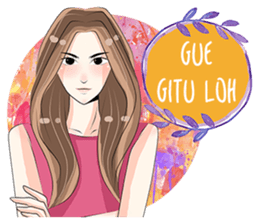 Cewek Keceh: Alodya sticker #10939110