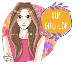 Cewek Keceh: Alodya sticker #10939110