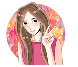 Cewek Keceh: Alodya sticker #10939113