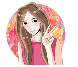 Cewek Keceh: Alodya sticker #10939113