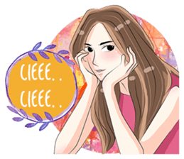 Cewek Keceh: Alodya sticker #10939119