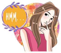 Cewek Keceh: Alodya sticker #10939120