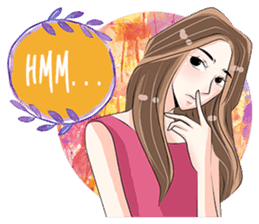 Cewek Keceh: Alodya sticker #10939120