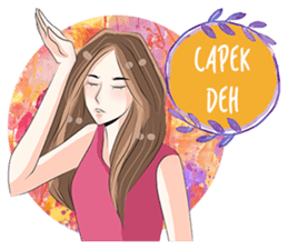 Cewek Keceh: Alodya sticker #10939125