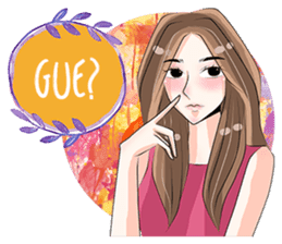 Cewek Keceh: Alodya sticker #10939127