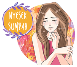 Cewek Keceh: Alodya sticker #10939129