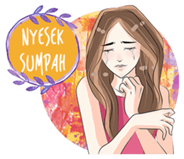 Cewek Keceh: Alodya sticker #10939129