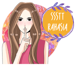 Cewek Keceh: Alodya sticker #10939133