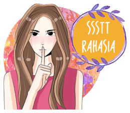 Cewek Keceh: Alodya sticker #10939133