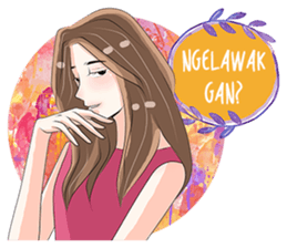 Cewek Keceh: Alodya sticker #10939134